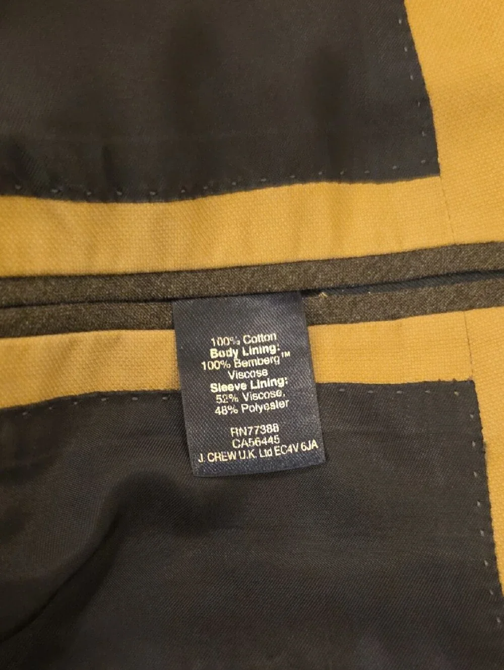 J. Crew Ludlow Khaki Blazer 46R